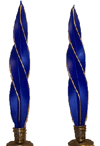 Beeswax Feather Twists – with Gold Edging