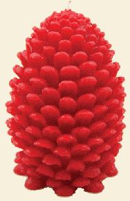 Solid Beeswax Pinecones!