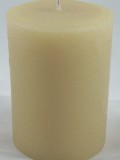 3″x 4″ Solid Beeswax Pillars