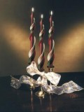 12″ Beeswax Triple Spiral – 6 Pair